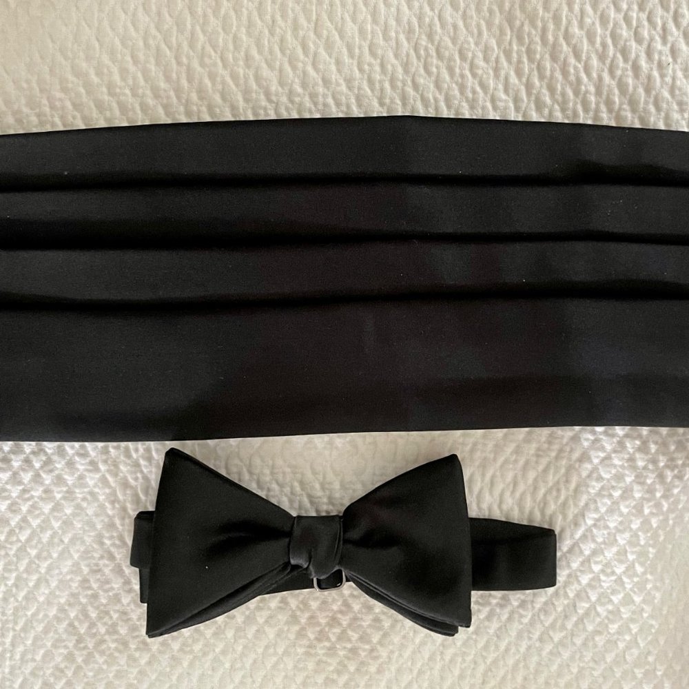 Robert Talbott Protocol Cummerbund & Bow Tie and Trafalgar Suspenders